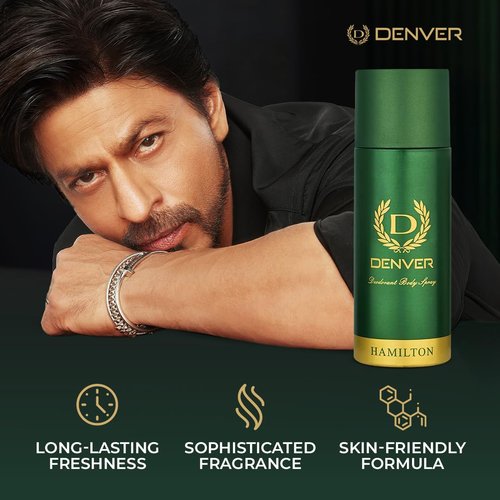 Denver Hamilton Nano Deodorant Body Spray for Men - Long-Lasting Fragrance & Odor Protection | 1.7 Fl Oz
