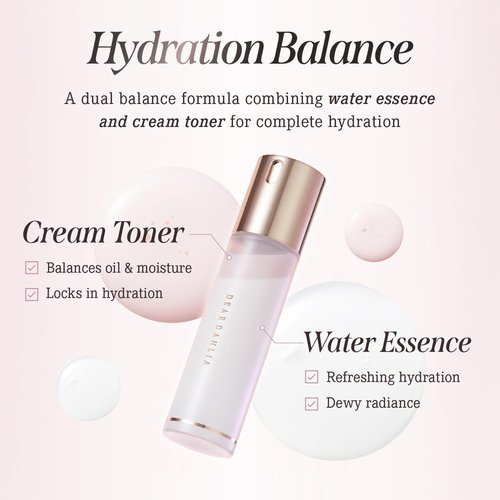 DEARDAHLIA Endless Skin Cream Mist 100ml - Vegan Dual-Layer Hydrating Face Mist, Deep Moisture & Glow Boost. Before & After Makeup Facial Spray. K-Beauty Korean Skincare