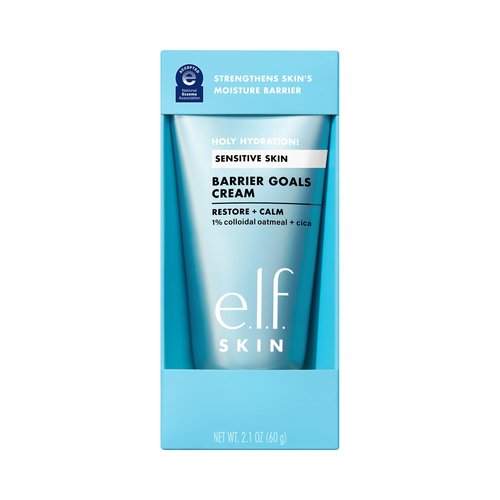 e.l.f. SKIN Holy Hydration! Barrier Goals Cream, Rich Face Moisturizer For Hydrating & Soothing, Helps Visibly Reduce Redness, Vegan & Cruelty-Free