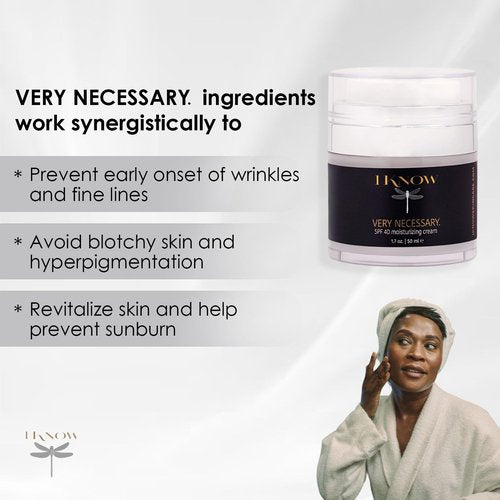 IKNOW VERY NECESSARY Broad Spectrum SPF 40 Sun Protection Cream - Anti-Aging Moisturizer Lotion