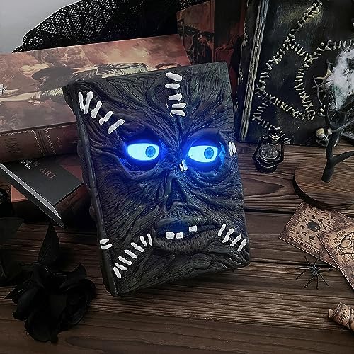 Halloween Magic Spell Book Decor - Motion Activated Blink Eyes