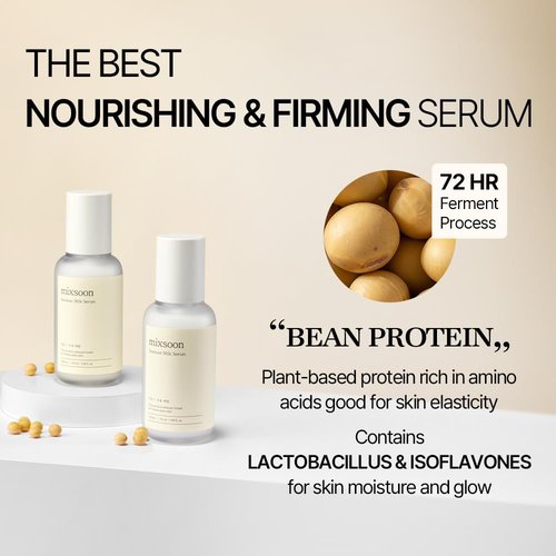 Mixsoon Soybean Milk Serum - Hydrating Face Moisturizer for Smooth Skin | 50ml / 1.69 fl. oz.