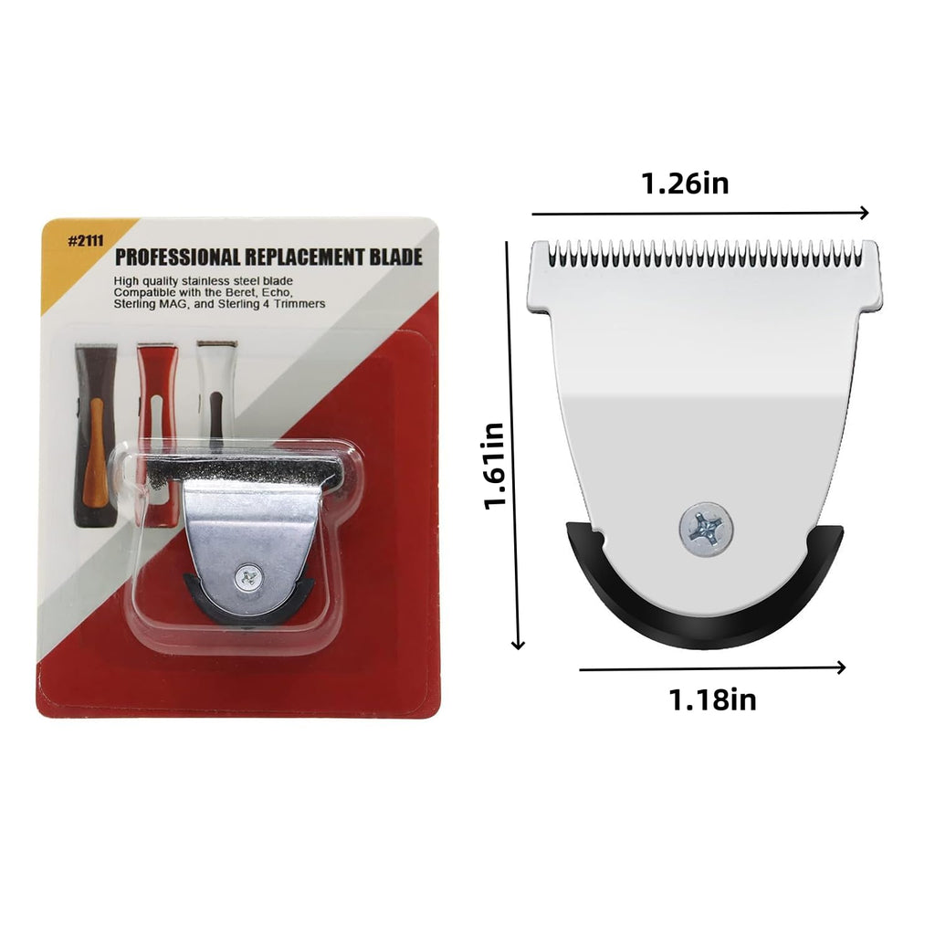 Wahl Mag Timmer Replacement Blades - 2111 Blades Compatible with Wahl Mag Trimmers & Beret Trimmer