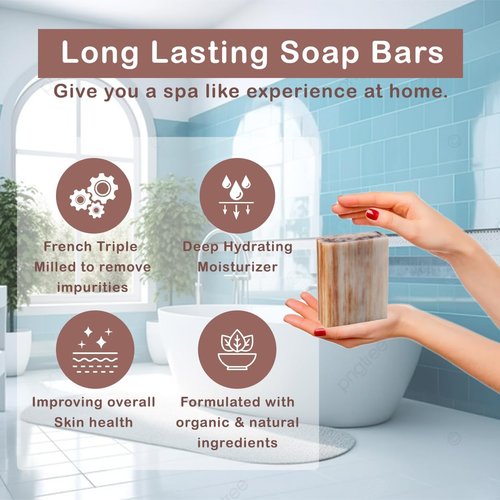 Simple Scents Australia Patchouli Scented Natural Soap Bars (5 Bars), 3.5oz Moisturizing French Triple Milled Soap Bars Enriched with Shea Butter - Pure Plant Oil Bath & Body