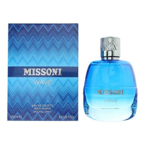Missoni Wave Men EDT Spray - Refreshing Fragrance for Men | 3.4 Fl Oz