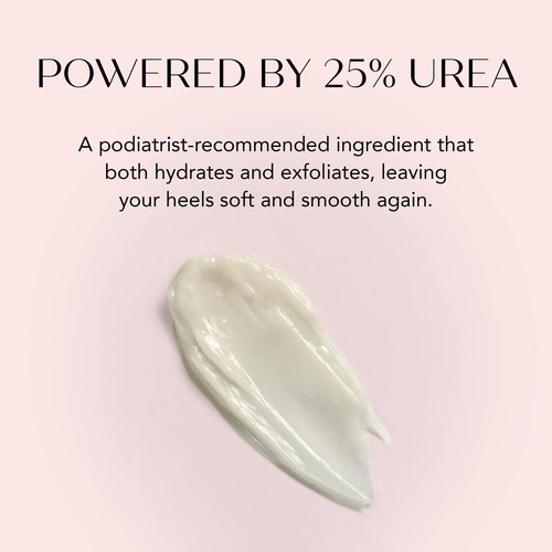 Mika Vie Foot Cream for Dry Cracked Heels and Feet - 4fl oz Urea Foot Cream for Women W/Vitamin E, Shea & Cocoa Butter - Naturally Scented Cracked Heel Treatment & Moisturizer - Non-Greasy