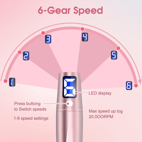 Microneedle Derma Roller for Skin, 0.25mm Microneedling Pen for Women Men Home Use