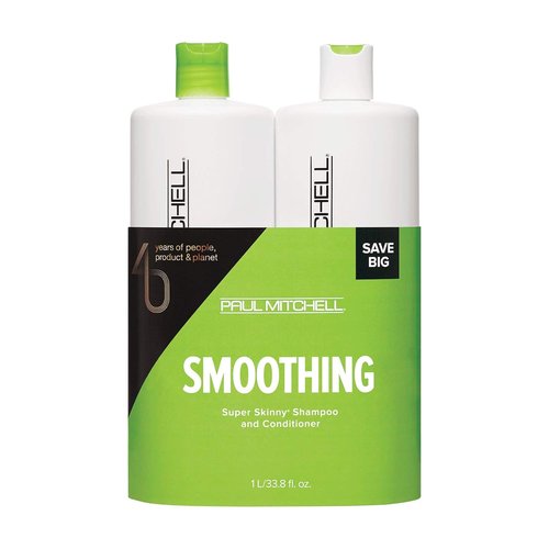 Paul Mitchell Super Skinny Duo Set - Smooth & Soften Hair | 33.8 Fl Oz Each
