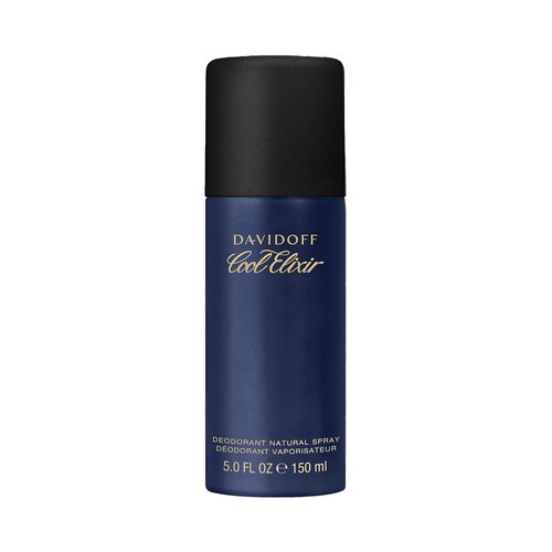 Davidoff Cool Elixir Deodorant - Fresh Woody Aroma with Oud Accord & Rose Oxide - Long-Lasting Odor Protection