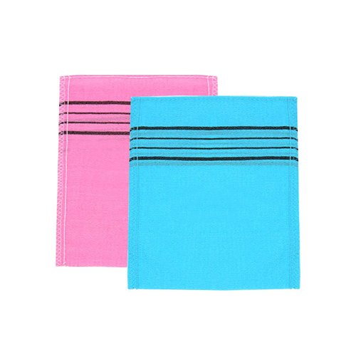 Korean Exfoliating Body Scrubber for Shower (blue10 pink10)
