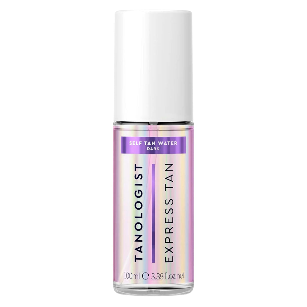 Tanologist Dark Self Tan Water - Streak-Free Tanning Mist, Natural Bronze, Travel Size 3.38 fl. oz/100 ml