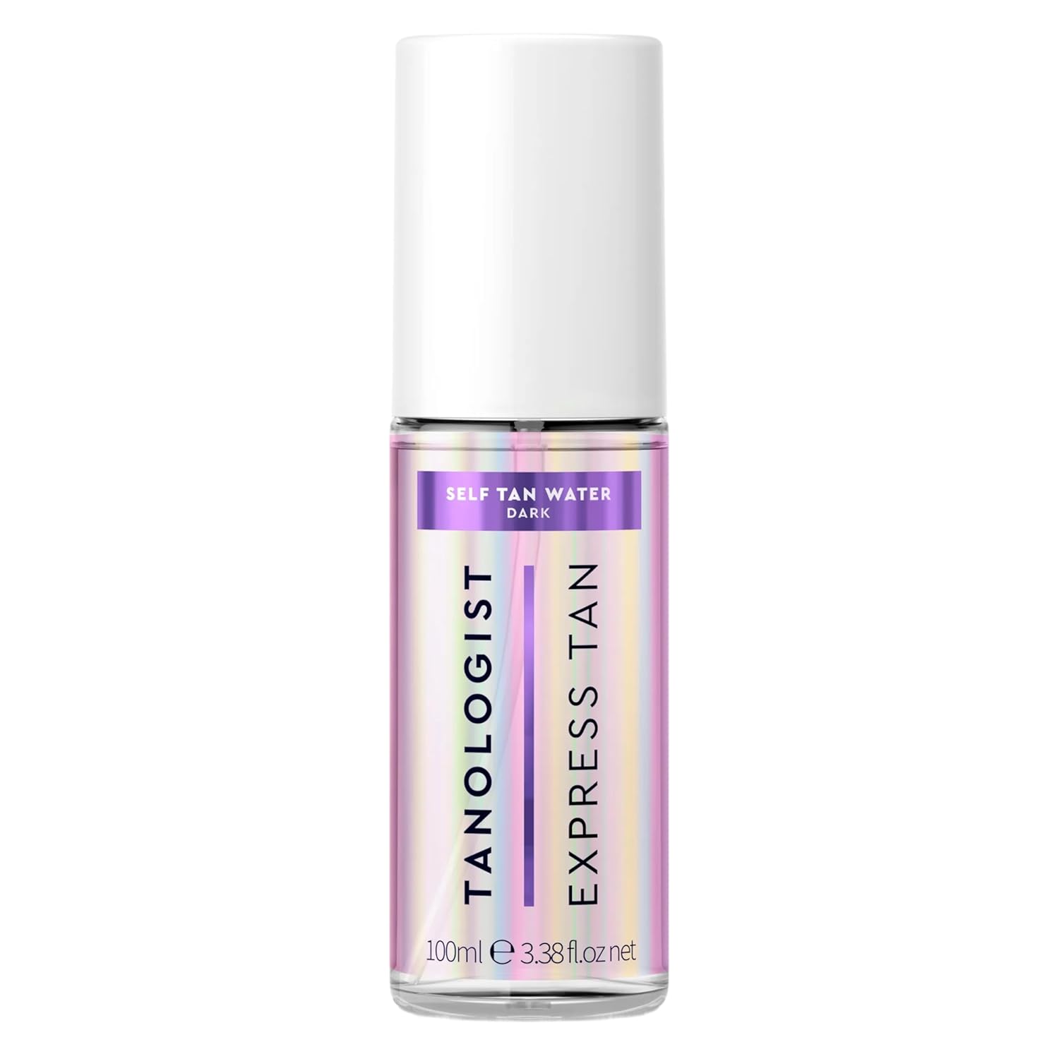 Tanologist Dark Self Tan Water - Streak-Free Tanning Mist, Natural Bronze, Travel Size 3.38 fl. oz/100 ml