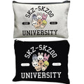 MONNYCAR Stay Fandom University Makeup Bag - SKZ K-POP Group Gift for Fans - STAY Character Cosmetic Bag - K-POP Fans Gift - Double-sided Printing (2PCS)
