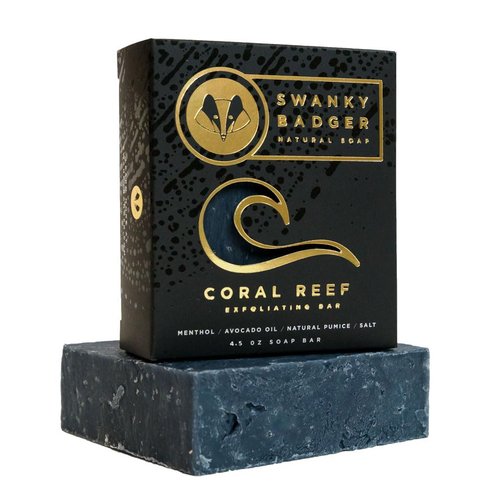 Swanky Badger Coral Reef - Stylish Men's Wallet with RFID Protection | Slim Design, Durable Material