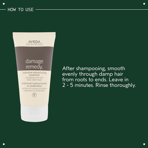 Aveda Damage Remedy Intensive Restructuring Treatment - Deep Repair for Damaged Hair | Strengthens with Quinoa Protein | 5 Fl Oz