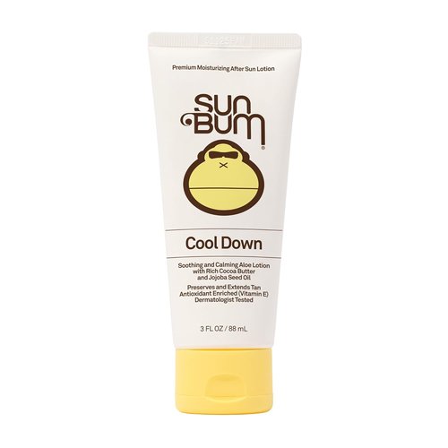 Sun Bum Aloe Vera Lotion - Vegan After Sun Care with Cocoa Butter for Soothing Hydration - Travel Size 3 oz