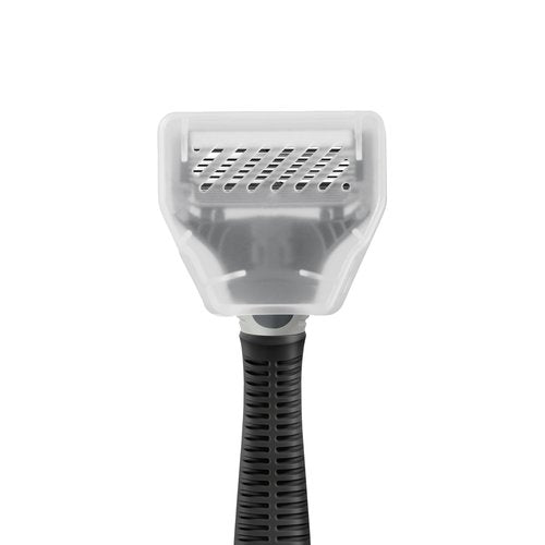 Harry's Original Shaving Kit for Men - Razor Handle, 5 Razor Blade Refills, Foaming Shave Gel, and Travel Blade Cover - German Engineered - Charcoal