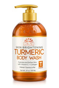 OKAY Turmeric Body Wash - Skin Brightening Cleanser with Vitamin C & Collagen for Even Tone | 20 oz