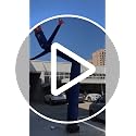 Halloween Ghost Inflatable Tube Man - 20ft Waving Arm Puppet for Business & Events