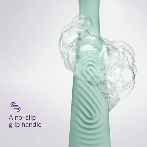 Flamingo Razors for Women, 1 Razor (Sage) Handle, 1 Razor Blade Refill, and 1 Shower Holder