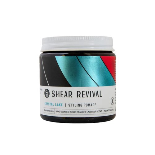 Shear Revival Crystal Lake Styling Cream Pomade - Medium Hold, Natural Finish for All Hair Types, 3.4oz