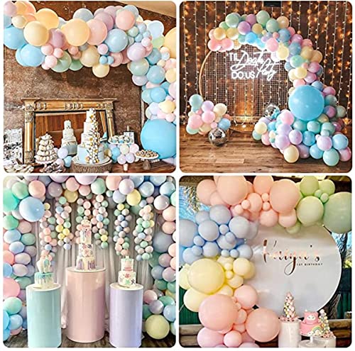 Rainbow Balloon Garland Arch Kit 171PCS Pastel Latex Balloons for Birthday Baby Shower Wedding & Party Decorations - Variation of THIS listing