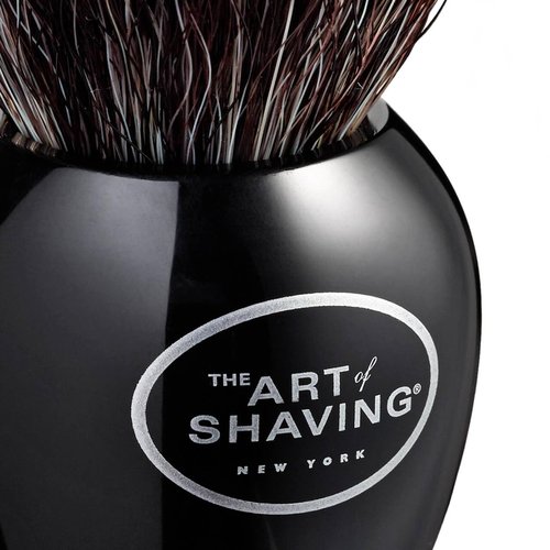 The Art of Shaving Original Shaving Brush - Premium Synthetic Fibers for Rich Lather | Pure Black