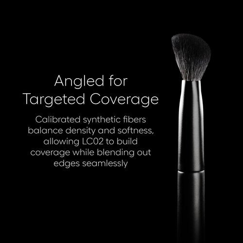 rephr LC 02 Complexion Brush, Synthetic Bristles, Liquid/Cream Contour & Bronzer Application