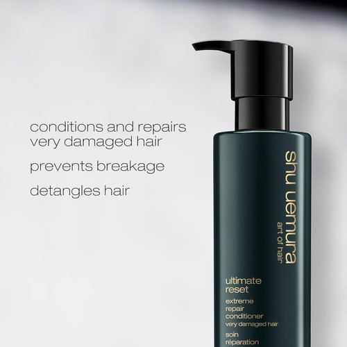 Shu Uemura Ultimate Reset Shampoo & Conditioner Set - Deep Repair for Fine to Medium Hair with Japanese Rice Extract