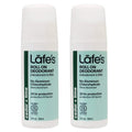 Lafe's Natural Deodorant - Aluminum-Free Cedar & Lime Roll-On | 3oz | 2 Pack