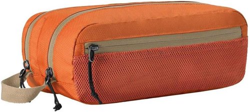Eagle Creek Pack-It Reveal Quick Trip Toiletry Bag - Dual-Compartment, Water-Resistant, Quick-Drying - Mandarin
