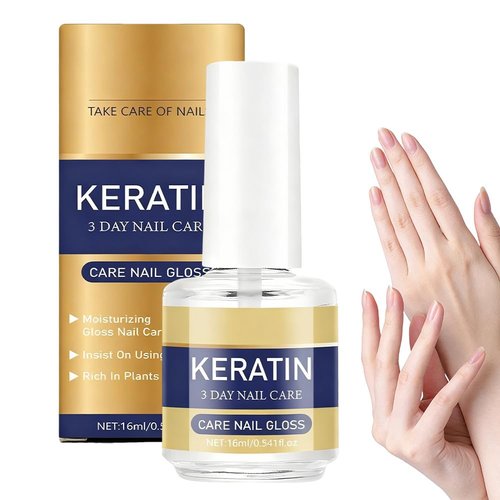 Keratin Nail Care Oil - Strengthening Treatment with Amino Acids for Dry, Brittle Nails | 1 Piece