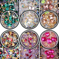 Micro Caviar Beads Kit 6 Colors Nail Art Rhinestones & Charms - Sparkle Gems & Rivets