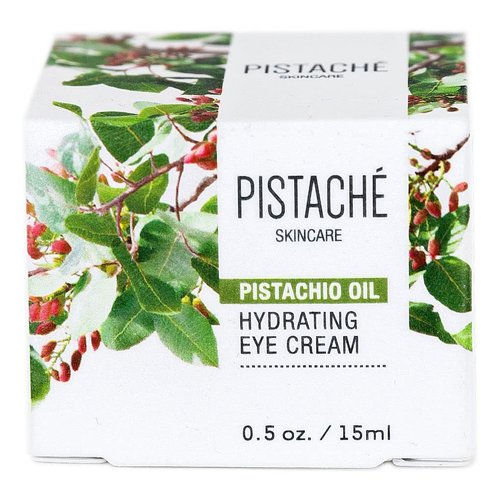 Pistaché Skincare Pistachio Oil Eye Cream | Hydrating & Brightening Cream with Vitamin E & Antioxidants | Reduces Dark Circles & Smoothes, 0.5 oz