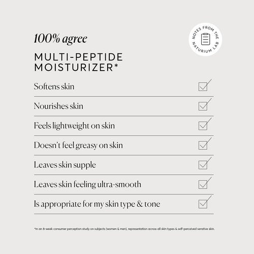 Naturium Multi-Peptide Moisturizer Jumbo, Hydrating & Smoothing Skin Care, Moisturizes with Ethylated Vitamin C & Panthenol, 3.4 oz