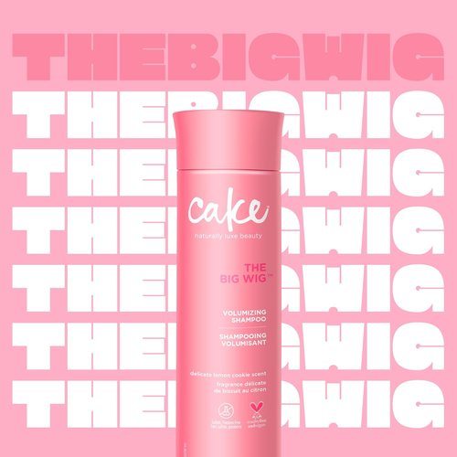 Cake Beauty Shampoo - The Big Wig | Weightless Cleansing & Nourishing Formula with Aloe Vera & Soy Protein - 10 Fl Oz / 295 ml