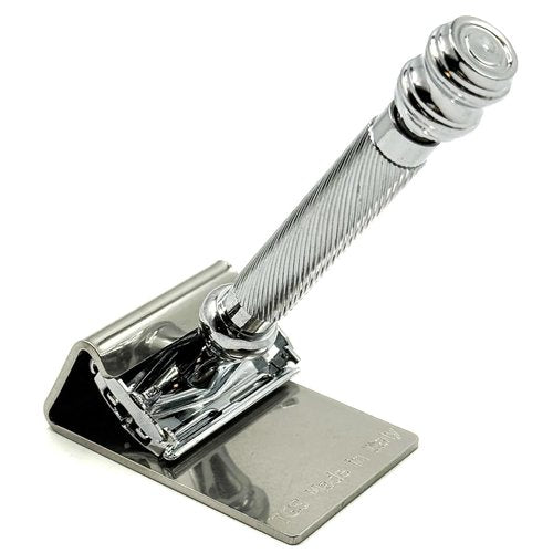 The Goodfellas' Smile 304 Stainless Steel Double Edge Safety Razor Stand, Compatible with all Standard Safety Razor Models & Brands