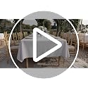 Disposable Plastic Table Cover Roll 54 x 300 ft with Cutter Box - Black, Rectangular 15.2 x 5.5 inches