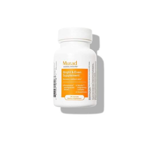 Murad Bright & Even Skin Supplement - Antioxidant Protection with Pure Pomegranate & Glutathione | 28 Capsules - 14-Day Supply