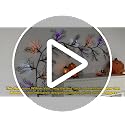 Halloween Garland with Pumpkin Bat Ghost Lights - 6FT Decor, Battery Operated, 8 Modes, Variation of Pumpkin & Bat & Ghost