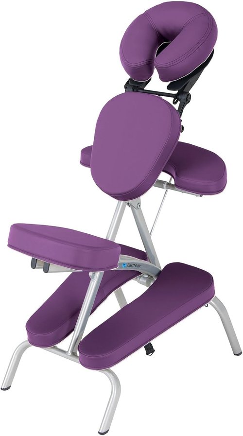 Earthlite Portable Massage Chair Package Vortex - Lightweight, Compact Design with Carry Case & Sternum Pad (15lbs)
