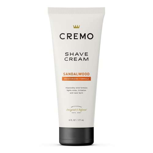 Cremo Sandalwood Shave Cream - Ultra-Slick Formula for Men | Fights Nicks & Razor Burn, 6 Fl Oz