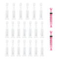 uadbau 20 PCS Empty Lip Gloss Tubes - 10ml Clear Lip Balm Tubes with 5ml Syringes - Refillable Squeeze Lip Balm Containers - Mini Cosmetic Soft for DIY Lip Gloss and Travel Toiletries