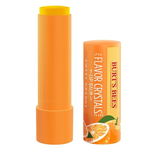 Burt's Bees Lip Balm - 100% Natural Sweet Orange Flavor with Beeswax & Fruit Extracts - 1 Tube
