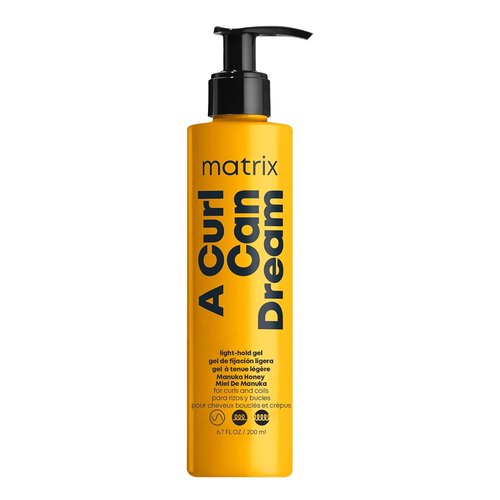 Matrix A Curl Can Dream Light Hold Gel - Frizz Control & Curl Definition for Curly, Coily, Wavy Hair | Silicone, Sulfate & Paraben-Free