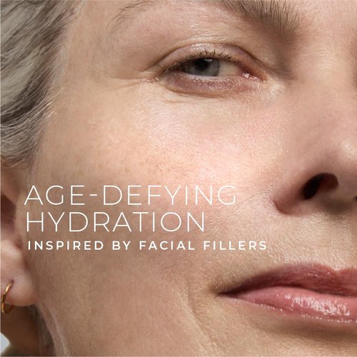 RoC Hydration+ Hyaluronic Acid Moisturizer Face Cream Fragrance Free Sensitive Face Moisturizer with Collagen Proteins 1.7 Ounces with Retinol Eye Cream Packette