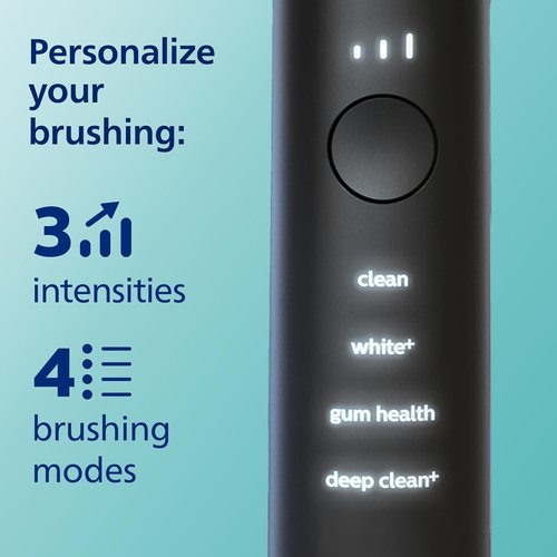 Philips Sonicare DiamondClean Smart 9300 Electric Toothbrush - Sonic Technology, 4 Modes, Black | Model HX9903/15