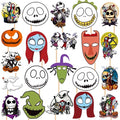 20Pcs Halloween Skeleton Christmas Tree Ornaments Night Before Christmas Decorations