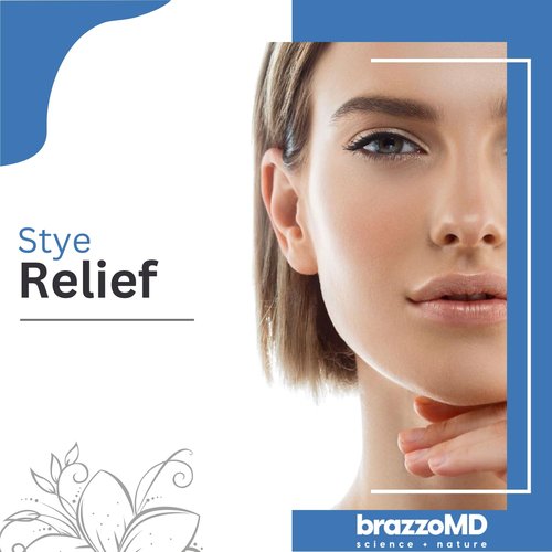 brazzoMD Stye Relief Foaming Cleanser - Soothing and Moisturizing - Help Reduce and Prevent Chalazion - 1.69 fl oz (50mL)