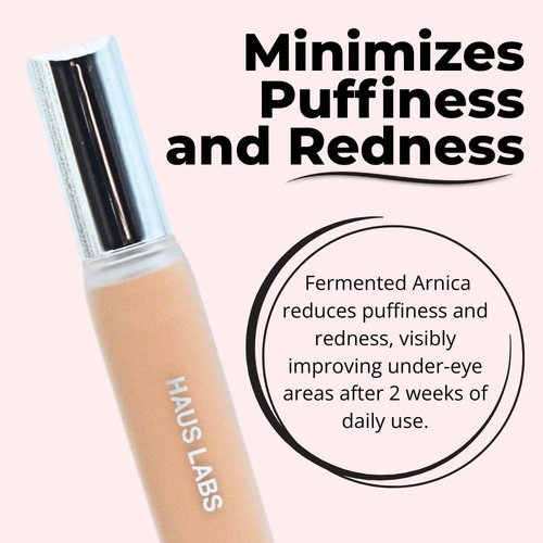 HAUS LABS BY LADY GAGA Triclone Skin Tech Hydrating + De-puffing Concealer with Fermented Arnica 30 Medium Peach